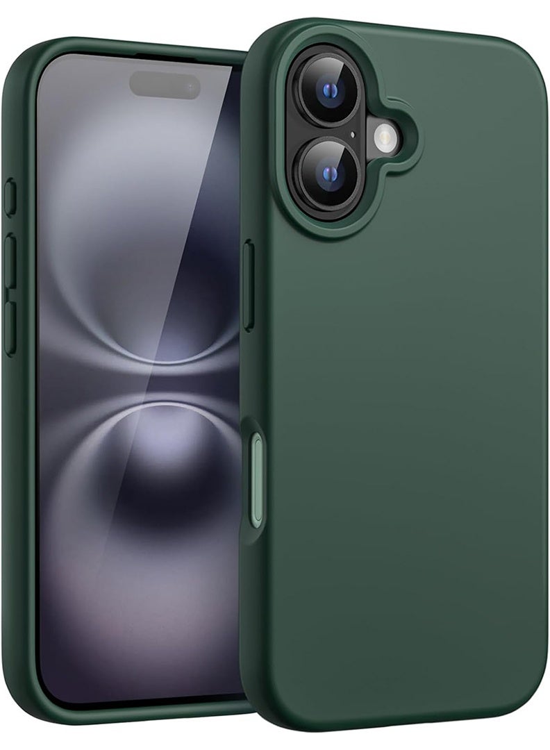 Case Up Compatible with Apple iPhone 17  Case, Soft & Premium Liquid Silicone [Anti-Scratch Microfiber Lining] Shockproof Protective Slim Phone Cover for Apple iPhone 17 2025, Green - Image 1